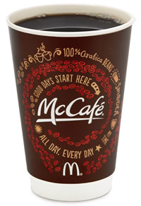 mcdonalds large coffee