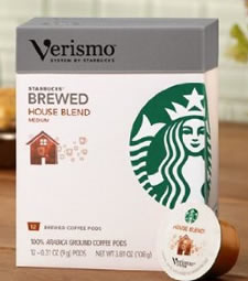Starbucks Verismo Coffee Pods