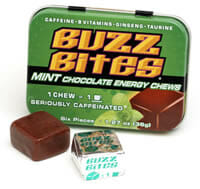 Buzz Bites: Mint Chocolate Energy Chews